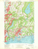 Branford Connecticut Historical topographic map, 1:24000 scale, 7.5 X 7.5 Minute, Year 1967