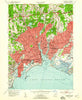 Bridgeport Connecticut Historical topographic map, 1:24000 scale, 7.5 X 7.5 Minute, Year 1951