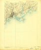 Bridgeport Connecticut Historical topographic map, 1:62500 scale, 15 X 15 Minute, Year 1893