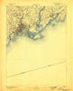 Bridgeport Connecticut Historical topographic map, 1:62500 scale, 15 X 15 Minute, Year 1893