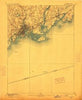 Bridgeport Connecticut Historical topographic map, 1:62500 scale, 15 X 15 Minute, Year 1893
