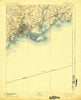 Bridgeport Connecticut Historical topographic map, 1:62500 scale, 15 X 15 Minute, Year 1893