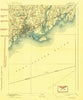 Bridgeport Connecticut Historical topographic map, 1:62500 scale, 15 X 15 Minute, Year 1893