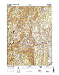 Bristol Connecticut Current topographic map, 1:24000 scale, 7.5 X 7.5 Minute, Year 2015