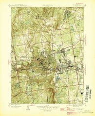 Bristol Connecticut Historical topographic map, 1:31680 scale, 7.5 X 7.5 Minute, Year 1946