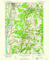 Broad Brook Connecticut Historical topographic map, 1:24000 scale, 7.5 X 7.5 Minute, Year 1953