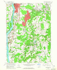 Broad Brook Connecticut Historical topographic map, 1:24000 scale, 7.5 X 7.5 Minute, Year 1964