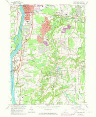 Broad Brook Connecticut Historical topographic map, 1:24000 scale, 7.5 X 7.5 Minute, Year 1964