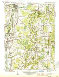 Broad Brook Connecticut Historical topographic map, 1:31680 scale, 7.5 X 7.5 Minute, Year 1944