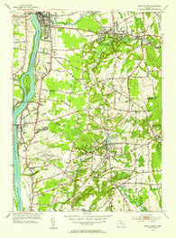 Broad Brook Connecticut Historical topographic map, 1:31680 scale, 7.5 X 7.5 Minute, Year 1953