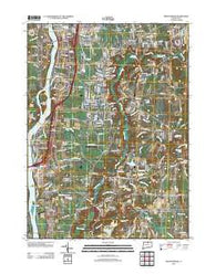 Broad Brook Connecticut Historical topographic map, 1:24000 scale, 7.5 X 7.5 Minute, Year 2012