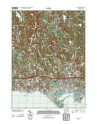 Clinton Connecticut Historical topographic map, 1:24000 scale, 7.5 X 7.5 Minute, Year 2012
