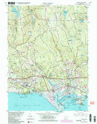 Clinton Connecticut Historical topographic map, 1:24000 scale, 7.5 X 7.5 Minute, Year 1961