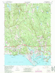 Clinton Connecticut Historical topographic map, 1:24000 scale, 7.5 X 7.5 Minute, Year 1961