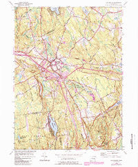 Colchester Connecticut Historical topographic map, 1:24000 scale, 7.5 X 7.5 Minute, Year 1953