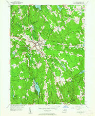 Colchester Connecticut Historical topographic map, 1:24000 scale, 7.5 X 7.5 Minute, Year 1953