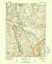 Colchester Connecticut Historical topographic map, 1:31680 scale, 7.5 X 7.5 Minute, Year 1953