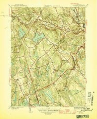 Columbia Connecticut Historical topographic map, 1:31680 scale, 7.5 X 7.5 Minute, Year 1944