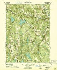 Columbia Connecticut Historical topographic map, 1:31680 scale, 7.5 X 7.5 Minute, Year 1944