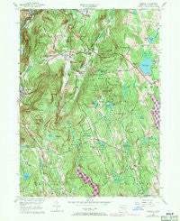 Cornwall Connecticut Historical topographic map, 1:24000 scale, 7.5 X 7.5 Minute, Year 1956
