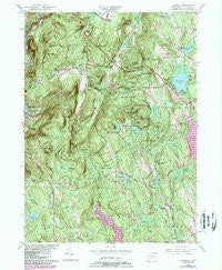 Cornwall Connecticut Historical topographic map, 1:24000 scale, 7.5 X 7.5 Minute, Year 1956