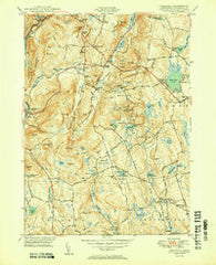 Cornwall Connecticut Historical topographic map, 1:31680 scale, 7.5 X 7.5 Minute, Year 1950