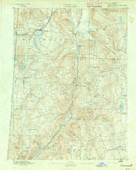 Cornwall Connecticut Historical topographic map, 1:62500 scale, 15 X 15 Minute, Year 1892