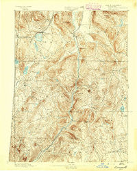 Cornwall Connecticut Historical topographic map, 1:62500 scale, 15 X 15 Minute, Year 1893