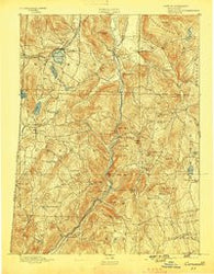 Cornwall Connecticut Historical topographic map, 1:62500 scale, 15 X 15 Minute, Year 1893
