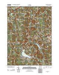 Coventry Connecticut Historical topographic map, 1:24000 scale, 7.5 X 7.5 Minute, Year 2012
