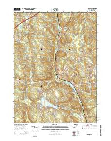 Coventry Connecticut Current topographic map, 1:24000 scale, 7.5 X 7.5 Minute, Year 2015