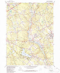 Coventry Connecticut Historical topographic map, 1:24000 scale, 7.5 X 7.5 Minute, Year 1983
