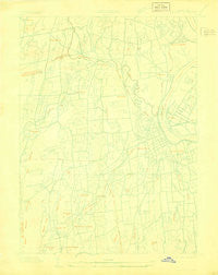 Cromwell Connecticut Historical topographic map, 1:24000 scale, 7.5 X 7.5 Minute, Year 1928