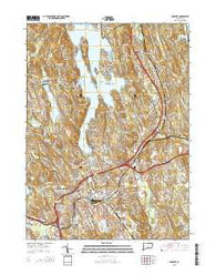Danbury Connecticut Current topographic map, 1:24000 scale, 7.5 X 7.5 Minute, Year 2015