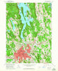 Danbury Connecticut Historical topographic map, 1:24000 scale, 7.5 X 7.5 Minute, Year 1963