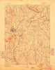 Danbury Connecticut Historical topographic map, 1:62500 scale, 15 X 15 Minute, Year 1892