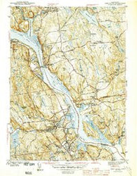 Deep River Connecticut Historical topographic map, 1:31680 scale, 7.5 X 7.5 Minute, Year 1944
