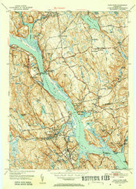 Deep River Connecticut Historical topographic map, 1:31680 scale, 7.5 X 7.5 Minute, Year 1952