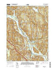 Deep River Connecticut Current topographic map, 1:24000 scale, 7.5 X 7.5 Minute, Year 2015