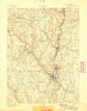 Derby Connecticut Historical topographic map, 1:62500 scale, 15 X 15 Minute, Year 1893