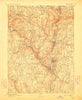 Derby Connecticut Historical topographic map, 1:62500 scale, 15 X 15 Minute, Year 1893