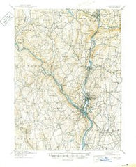 Derby Connecticut Historical topographic map, 1:62500 scale, 15 X 15 Minute, Year 1893