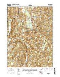 Durham Connecticut Current topographic map, 1:24000 scale, 7.5 X 7.5 Minute, Year 2015