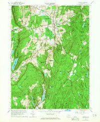 Durham Connecticut Historical topographic map, 1:24000 scale, 7.5 X 7.5 Minute, Year 1964