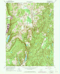 Durham Connecticut Historical topographic map, 1:24000 scale, 7.5 X 7.5 Minute, Year 1964