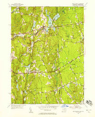 East Killingly Connecticut Historical topographic map, 1:31680 scale, 7.5 X 7.5 Minute, Year 1955