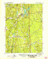 East Killingly Connecticut Historical topographic map, 1:31680 scale, 7.5 X 7.5 Minute, Year 1950
