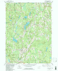 Eastford Connecticut Historical topographic map, 1:24000 scale, 7.5 X 7.5 Minute, Year 1983