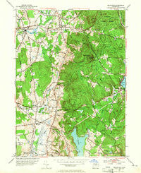 Ellington Connecticut Historical topographic map, 1:24000 scale, 7.5 X 7.5 Minute, Year 1953