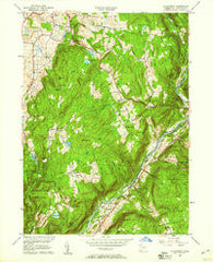 Ellsworth Connecticut Historical topographic map, 1:24000 scale, 7.5 X 7.5 Minute, Year 1956